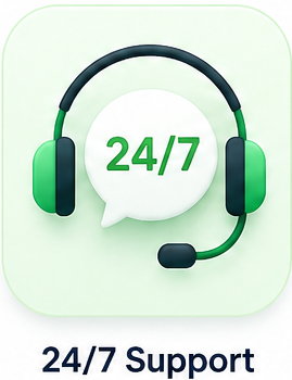 24 7 support